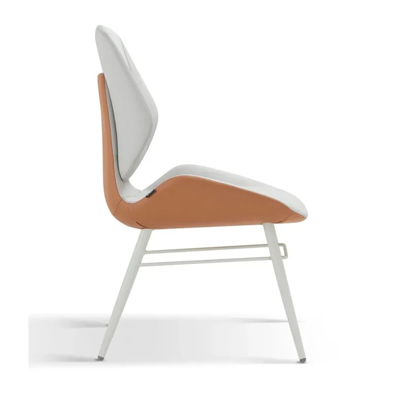 Senlan Office Chair YTA-006E Hot Selling White Fabric Dining Chair Foshan Furniture Supplier Dinning Chairs Luxury Upholstery Silla
