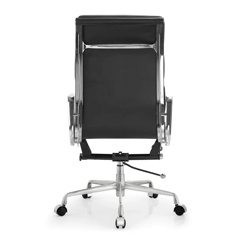 Senlan Office Chair PW303 Modern Computer Office Chair Fixed-Leg Conference Ergonomic Lift-and-Tilt Swivel Chair Aluminum Alloy Home Office School