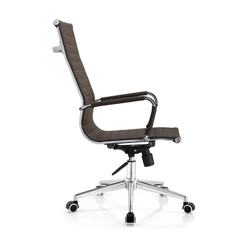 Senlan Office Chair D821 High Quality Black Executive Faux Leather Office Swivel Chair Modern for Conference Meeting Room Commercial Furniture