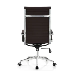 Senlan Office Chair D821 High Quality Black Executive Faux Leather Office Swivel Chair Modern for Conference Meeting Room Commercial Furniture