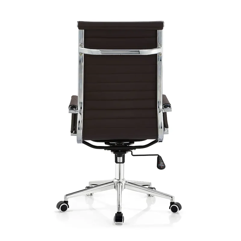 Senlan Office Chair D821 High Quality Black Executive Faux Leather Office Swivel Chair Modern for Conference Meeting Room Commercial Furniture