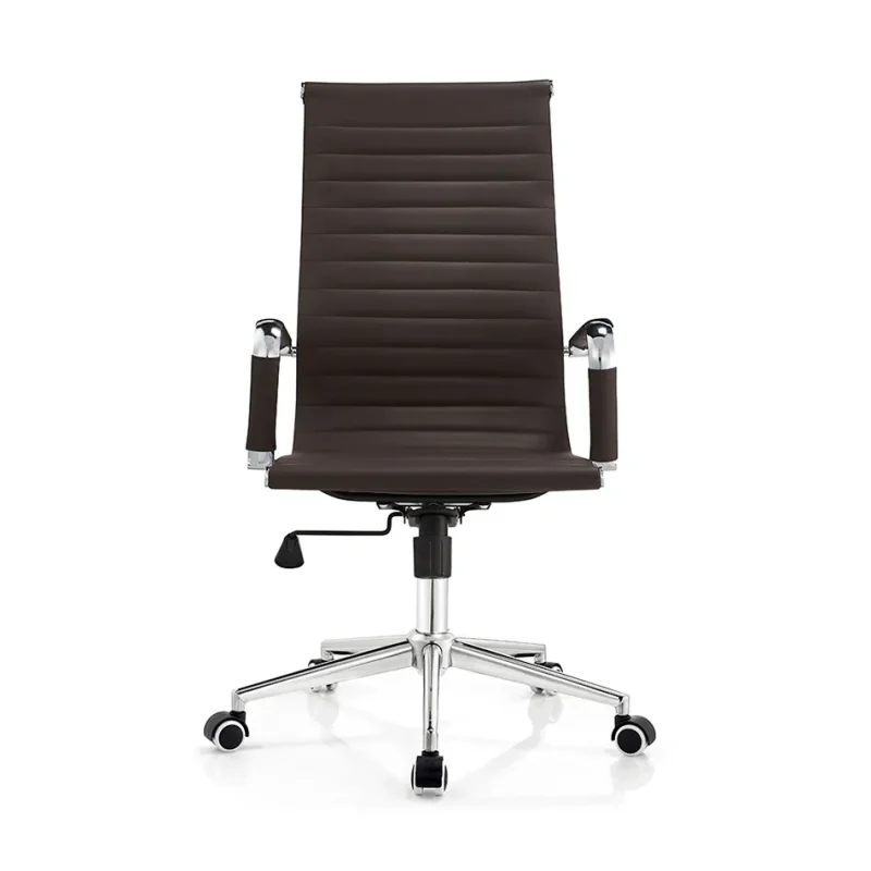 Senlan Office Chair D821 High Quality Black Executive Faux Leather Office Swivel Chair Modern for Conference Meeting Room Commercial Furniture