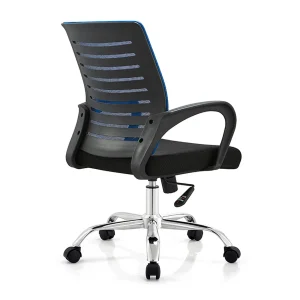 Senlan Office Chair SL504 Reception Red and White Training PP Armrest Fabric Office Executive Chairs