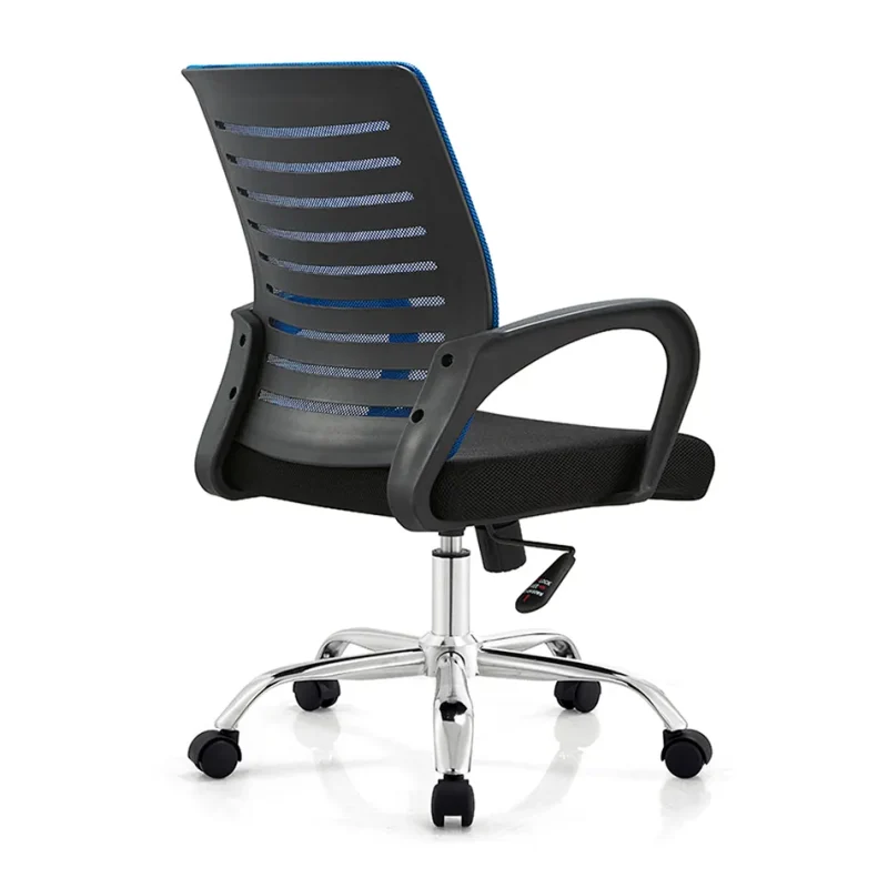 Senlan Office Chair SL504 Reception Red and White Training PP Armrest Fabric Office Executive Chairs