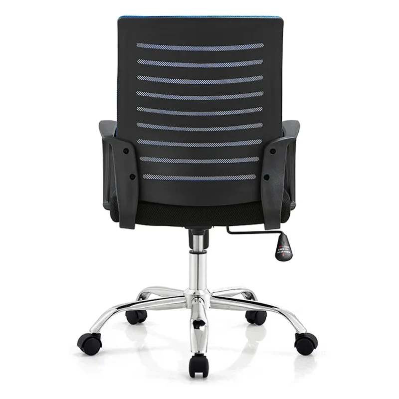 Senlan Office Chair SL504 Reception Red and White Training PP Armrest Fabric Office Executive Chairs