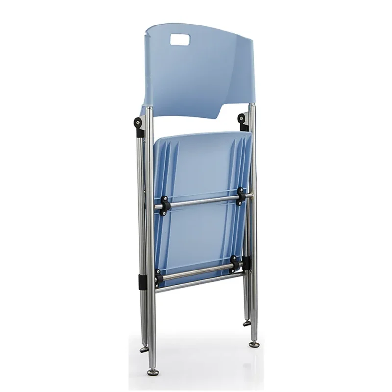 Senlan Office Chair 1116 Sky Blue Simple Foldable Chair Backrest Household Plastic Dining Adult Portable Computer Office Training Chair No reviews yet