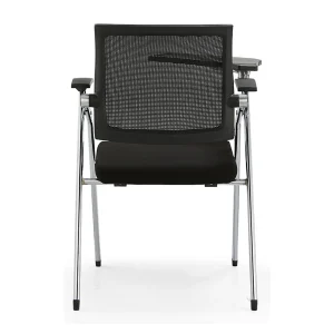 Senlan Office Chair X3202 Furniture Black Meeting Room Comfortable Office Reception Modern Visitor Chairs With Writing Pad