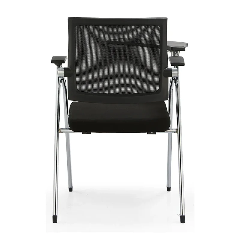 Senlan Office Chair X3202 Furniture Black Meeting Room Comfortable Office Reception Modern Visitor Chairs With Writing Pad