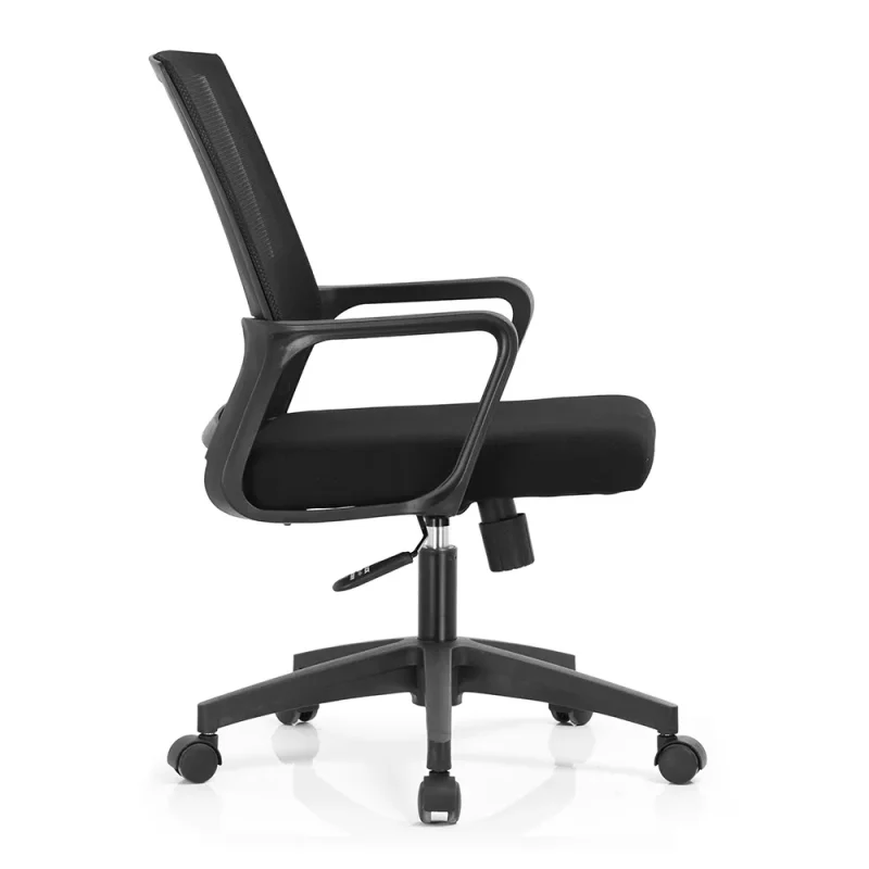Senlan Office Chair PW-502 Luxury Computer Black Swivel Executive Boss Ergonomic Mesh Office Chair