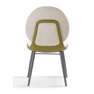 Senlan Office Chair YTA-004E Dining Room Furniture Garden Style Fabric  Round Chair Dining with Round Back for Restaurant