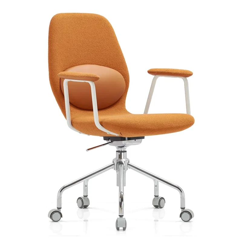 Senlan Office Chair YTA-003B Office Chair Manager Brown Leather Conference Popular Leather Ergonomic Pu Leather Executive Office Chair