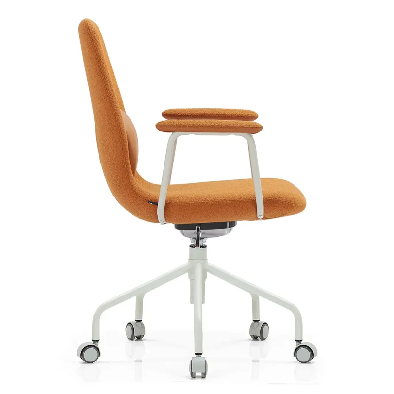 Senlan Office Chair YTA-003B Office Chair Manager Brown Leather Conference Popular Leather Ergonomic Pu Leather Executive Office Chair