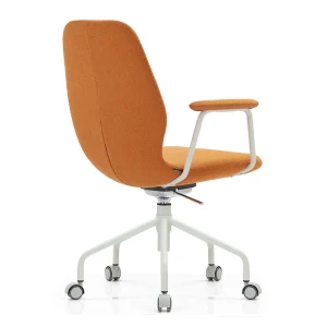 Senlan Office Chair YTA-003B Office Chair Manager Brown Leather Conference Popular Leather Ergonomic Pu Leather Executive Office Chair