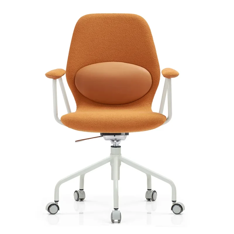 Senlan Office Chair YTA-003B Office Chair Manager Brown Leather Conference Popular Leather Ergonomic Pu Leather Executive Office Chair