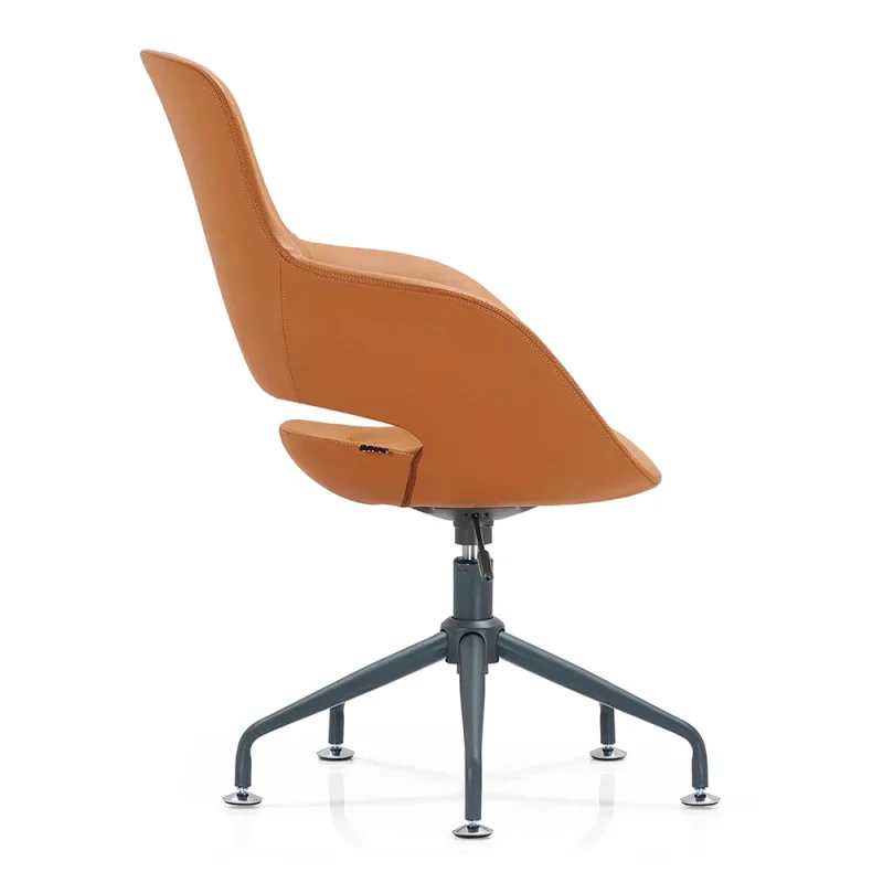 Senlan Office Chair YTA-0011B Design Comfortable Hotel Office Cafe Shop Restaurant Hotel Velvet Fabric Leather Cushion Upholstery Canteen Cafe Lounge Chair