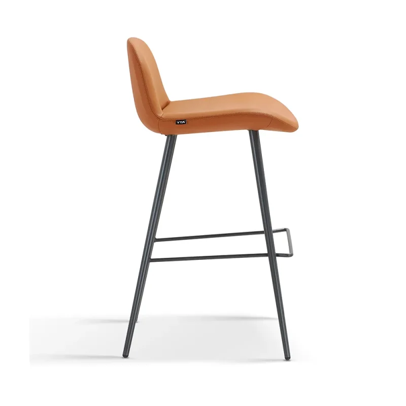 Senlan Office Chair YTA-001D 2026 Factory New Design Modern Steel Dining bar Chair Luxury Contemporary Fabric Leather Metal Material Restaurants