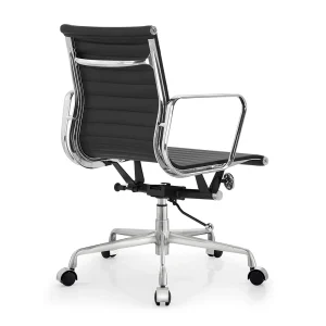 Senlan Office Chair C811 High Quality Black Executive Faux Leather Office Swivel Chair Modern for Conference Meeting Room Commercial Furniture