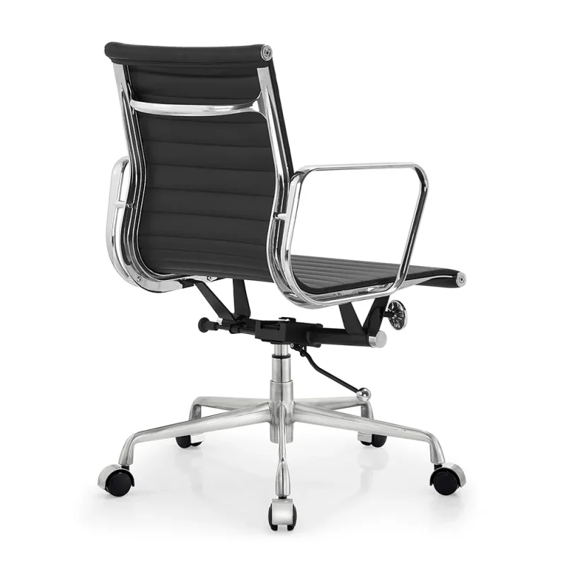 Senlan Office Chair C811 High Quality Black Executive Faux Leather Office Swivel Chair Modern for Conference Meeting Room Commercial Furniture