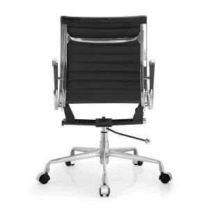 Senlan Office Chair C811 High Quality Black Executive Faux Leather Office Swivel Chair Modern for Conference Meeting Room Commercial Furniture