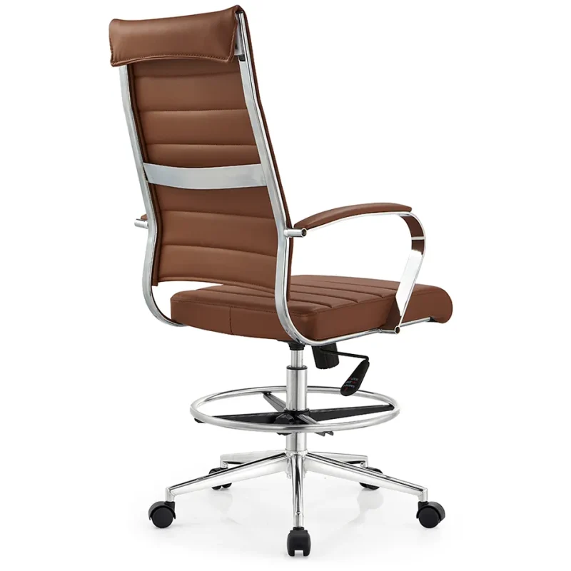 Senlan Office Chair A801Q Wholesale Customizable Modern Style Brown Leather Executive Office Chairs Swivel Mesh and Lift Chair Features