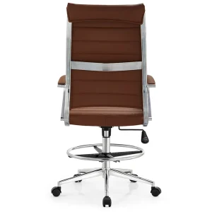 Senlan Office Chair A801Q Wholesale Customizable Modern Style Brown Leather Executive Office Chairs Swivel Mesh and Lift Chair Features