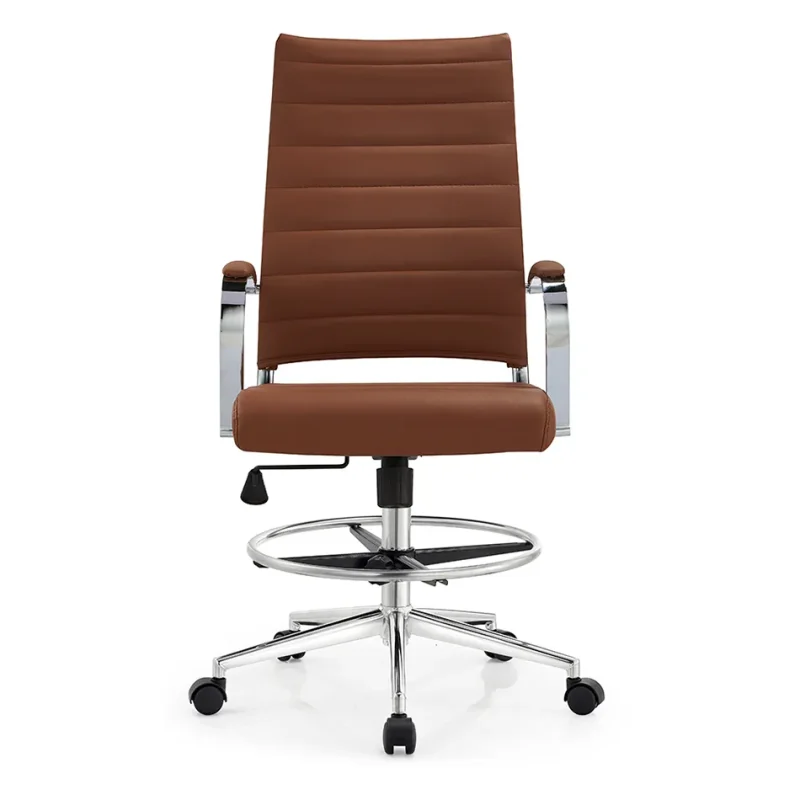 Senlan Office Chair A801Q Wholesale Customizable Modern Style Brown Leather Executive Office Chairs Swivel Mesh and Lift Chair Features