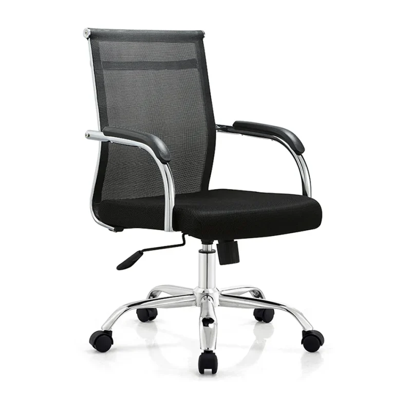 Senlan Office Chair W641-2A Fancy Design Black Cheap Boss Executive Computer Swivel Fabric Ergonomic Office Chair