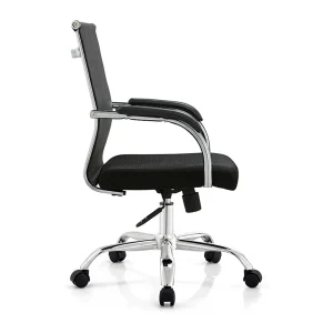 Senlan Office Chair W641-2A Fancy Design Black Cheap Boss Executive Computer Swivel Fabric Ergonomic Office Chair