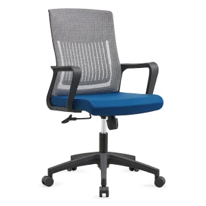 Senlan Office Chair SL524 Mid Back Black Mesh Backrest Swivel Office Computer Chair with Armrest